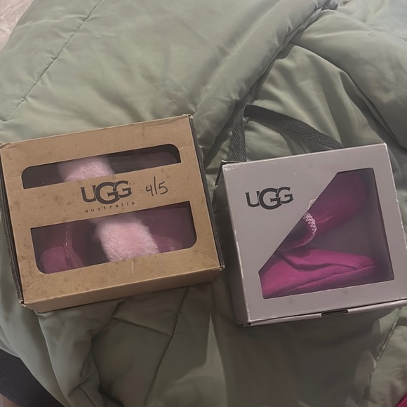 UGG Other - UGG Pink Booties in box (BOTH included )
